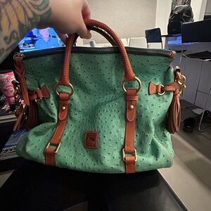 Dooney & Bourke Seafoan Ostrich Satchel